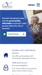 Mobile Screenshot of norwichhousingsociety.org